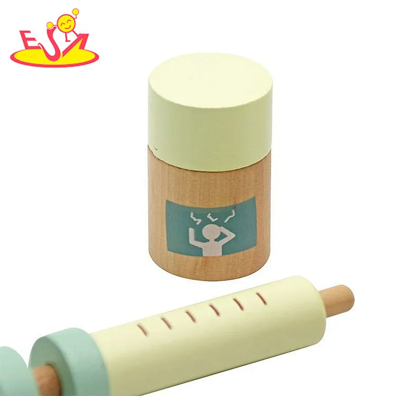 Новый дизайн Macaron, милая деревянная кухонная игрушка для детей W10C582